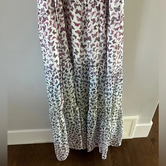 CAMI  NYC Naria Dress in Multi Rainbow Butterfly - Picture 8 of 13